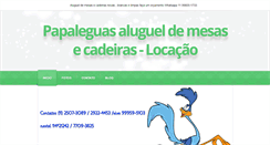 Desktop Screenshot of aluguelmesascadeiras.kiamorcia.com.br